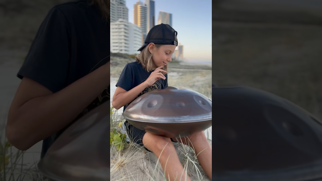 Beach, sand and handpan grooves by Sunni Holden #handpan #foryou #handpanmusic #drums #music #beach