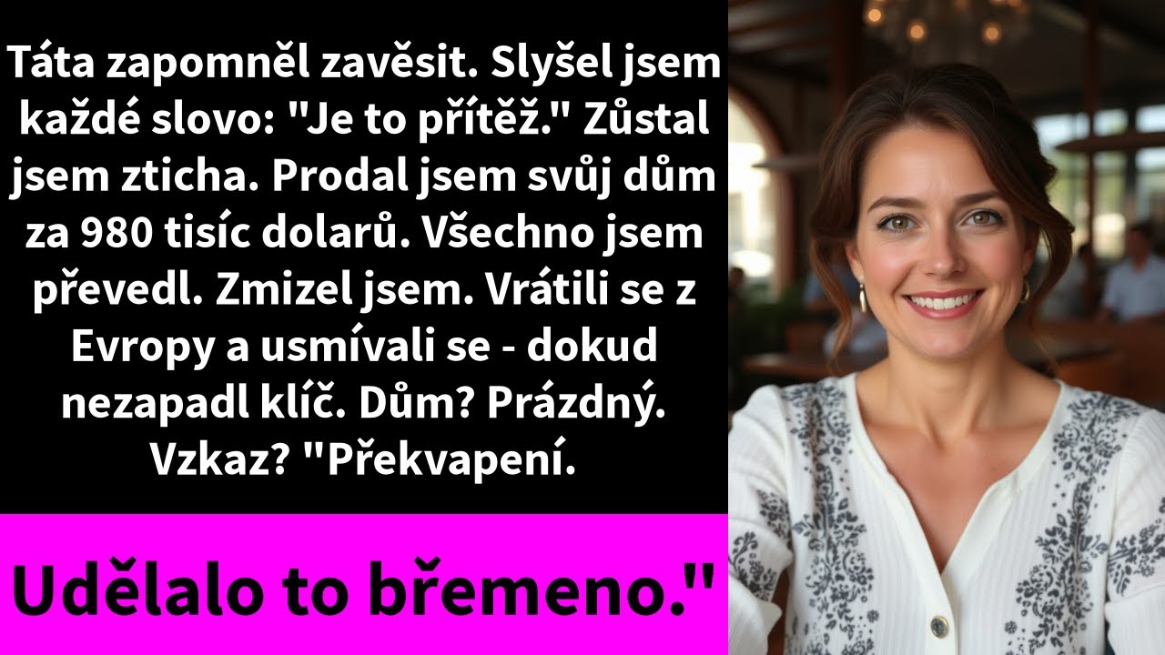 Táta zapomněl zavěsit. Slyšel jsem každé slovo: 