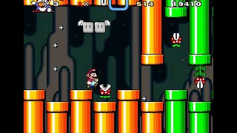 Super Mario World Custom Level: Pipes of Scroll