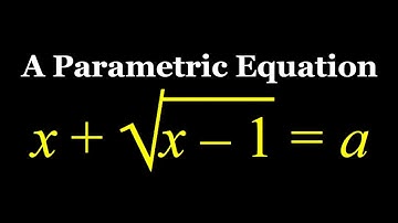 Solving a Radical Parametric Equation