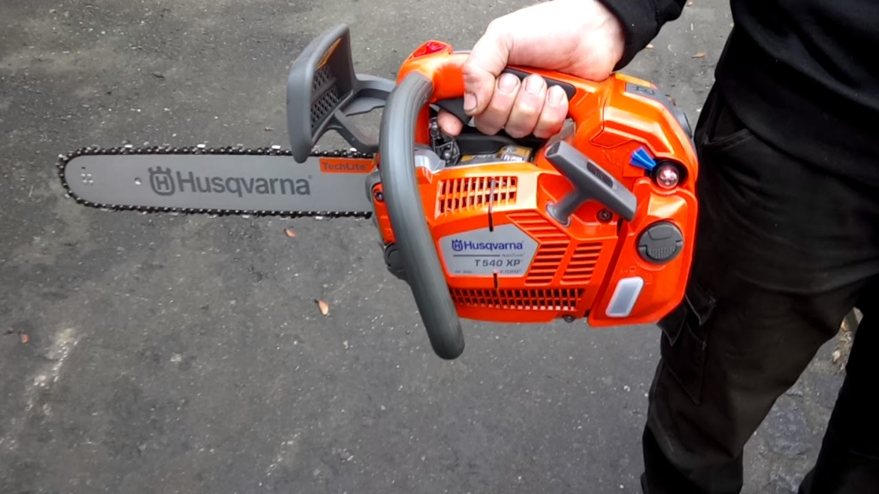 Test new chainsaw Husqvarna T 540 XP