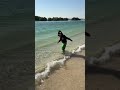 Waves play