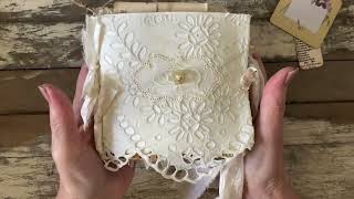 Little White Eyelet Journal @dorothyjanetoo