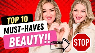 👄⭐TOP⭐ 10 BEAUTY PRODUCTS!! ❤️ that will CHANGE YOUR LIFE!!! Glow Up Twins