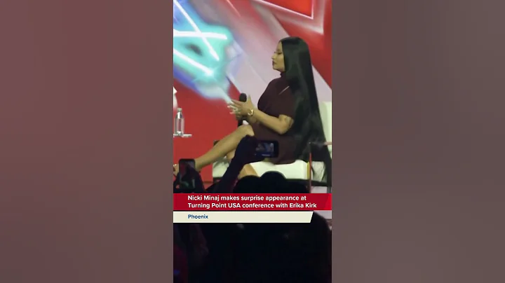 Nicki Minaj makes surprise appearance at Turning Point USA conference with Erika Kirk