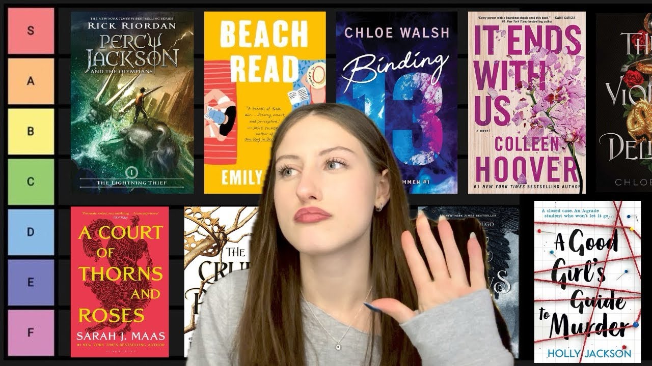 tier ranking popular booktok books (& my controversial opinions)