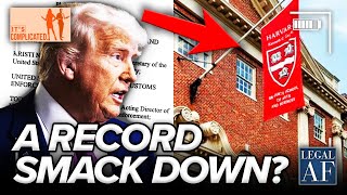 Trump’s ATTACK on Harvard BACKFIRES in Court