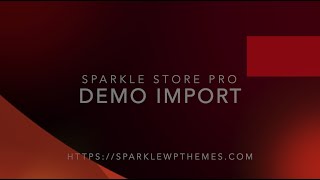 Sparkle Theme - Demo Importer