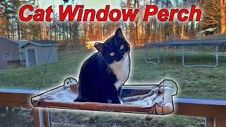 PEFUNY Cat Bed Window, Cat Window Hammock Window Perch, Unboxing, Assembly and Review