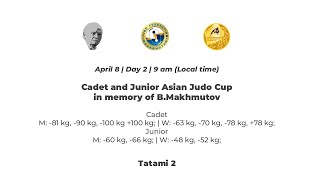 Cadet and Junior Asian Judo Cup in memory of B.Makhmutov||Day2-Tatami2