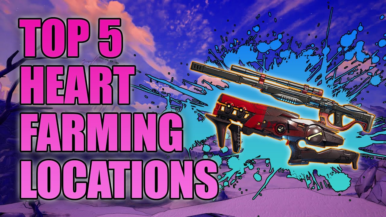 Borderlands 3 Top 5 Heart Farming Locations Broken Hearts Day Event