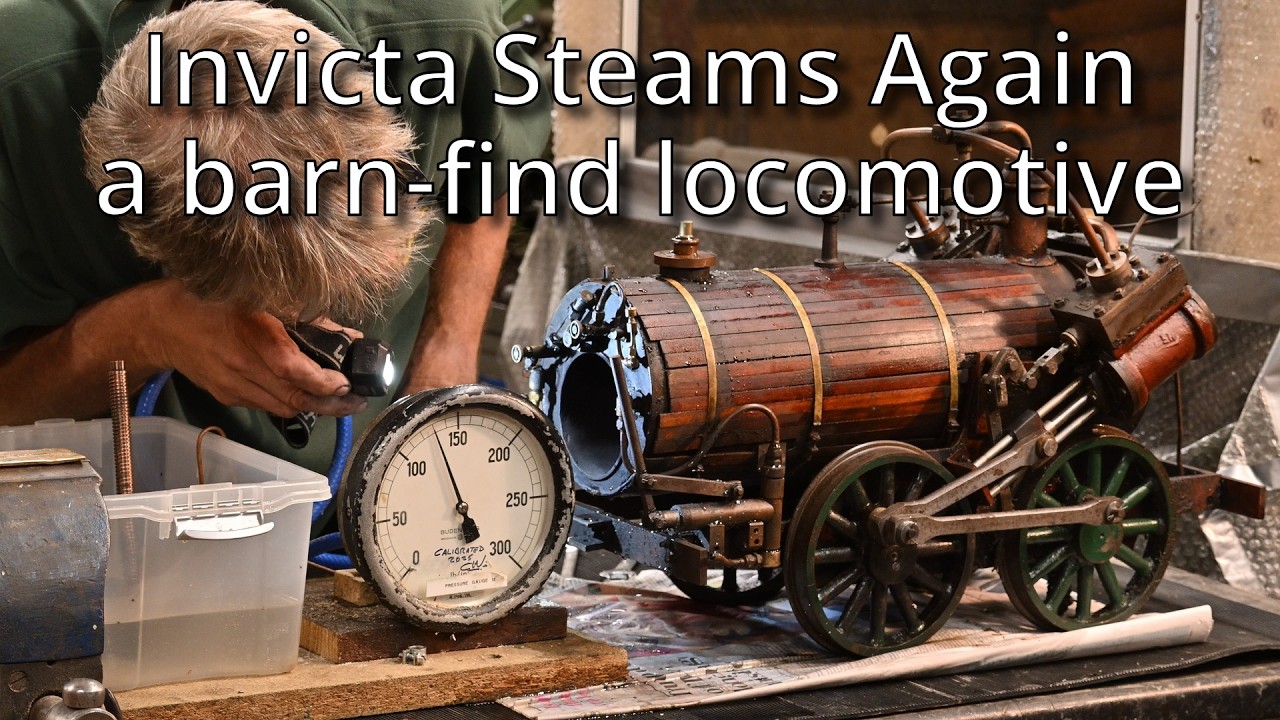Invicta Steams Again… A barn-find locomotive at Peter’s Railway