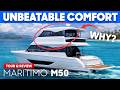 Is an enclosed bridge ACTUALLY better? | Maritimo M50 Tour &amp; Review