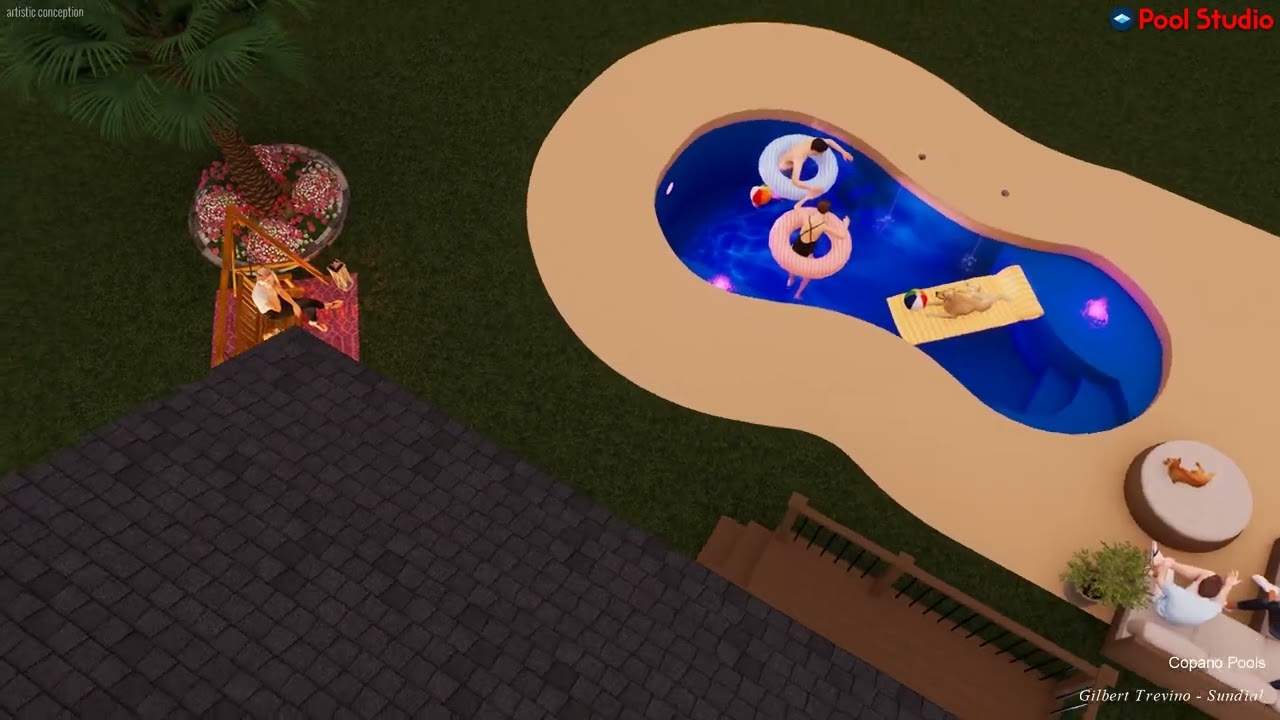 The Trevino Family - The Sundial - Copano Pools and Spas