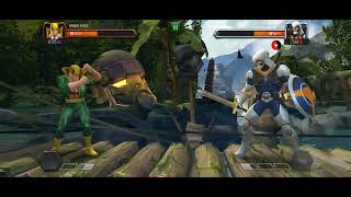 IRON FIST AND TASKMASTER FIGHT