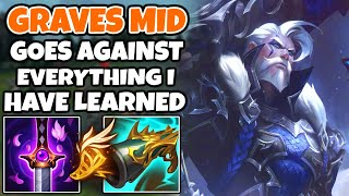 No one told me Graves Mid is hard to play if you main Mages | Off-Meta Climb | 13.13