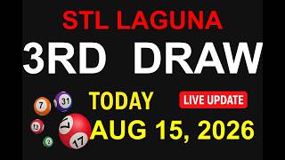 STL Laguna 3rd  Draw Results - AUG 15, 2026  (LIVE UPDATE)
