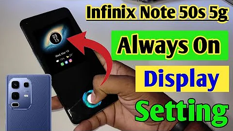 Infinix Note 50s always on display, always on display kaise change kare setting in Infinix Note 50s