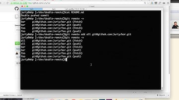 Git: Pushing to multiple remotes