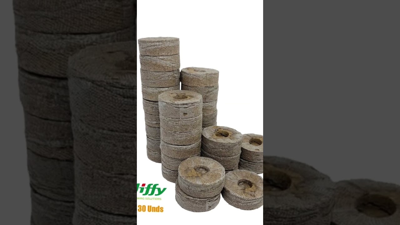 Pellet, Discos de turba prensada.