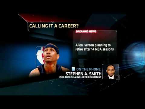 PHILADELPHIA -- Allen Iverson is set to retire from the NBA, according to an online report. Commentator Stephen A. Smith published a statement on his Web sit...