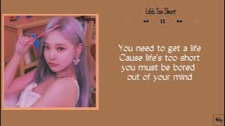 aespa 에스파 - Life's Too Short || Lyrics (Easy Lyrics)