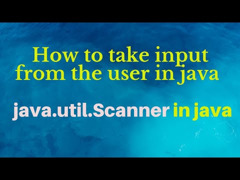 How to take input from the user in java || User Input in java || java.util.Scanner||Technology Bloom