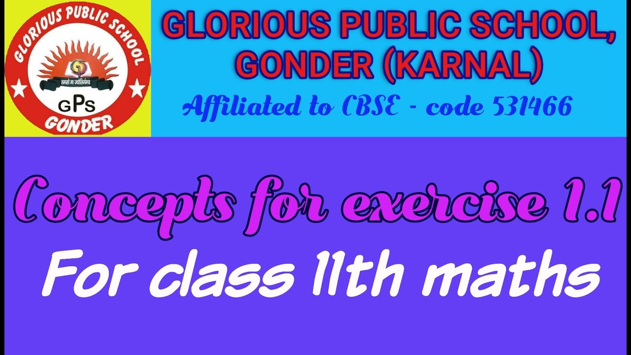 class 11th maths || basic concept for ex 1.1 || ch 1 set introduction ...