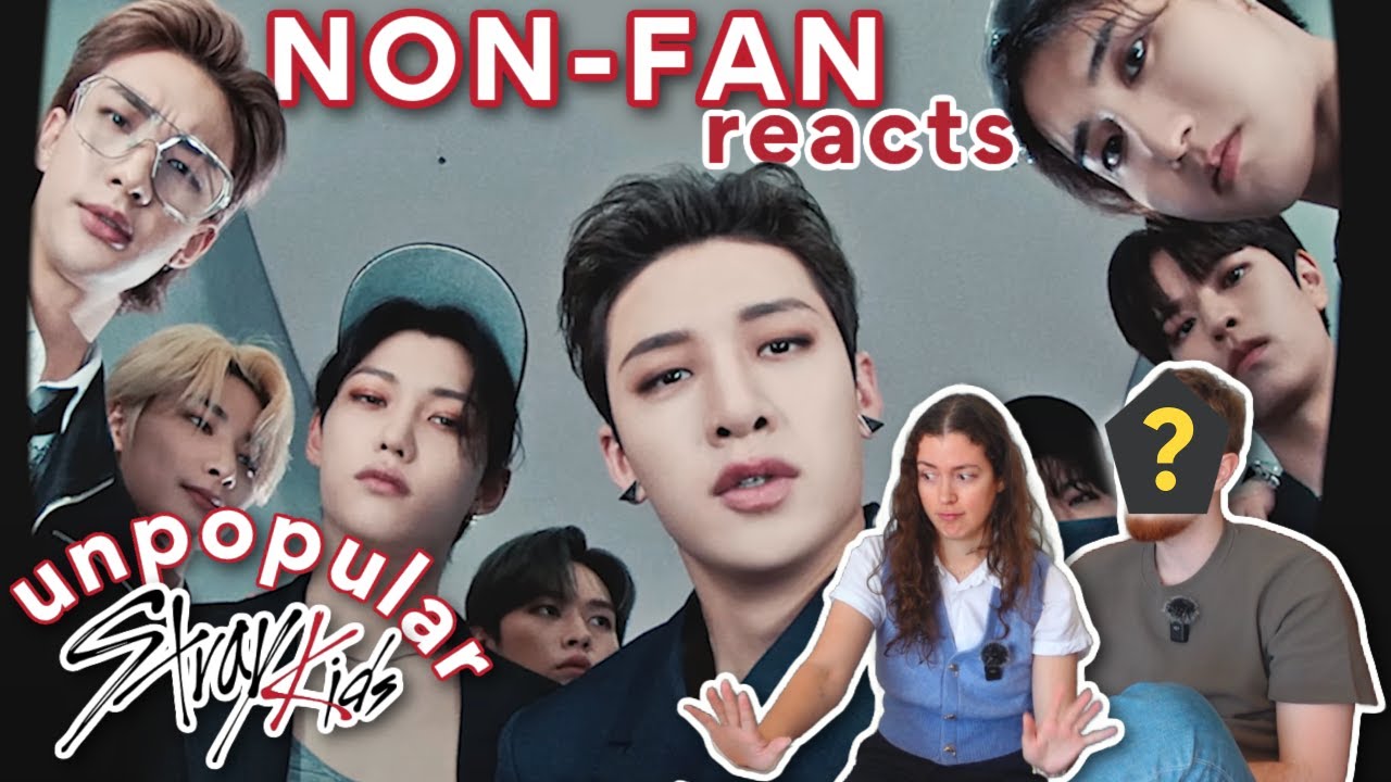 My husband reacts to UNPOPULAR Stray Kids music videos