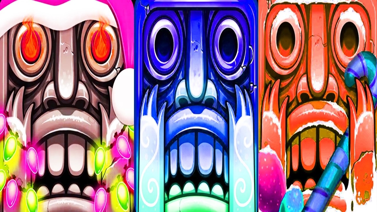 Temple Run 2 WINTER WASTELAND VS Temple Run 2 WINTER TOYLAND