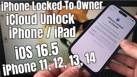 iOS 16.5 iCloud Unlock iPhone Locked to Owner​ Bypass Activation Lock iPhone 11, 12, 13, 14