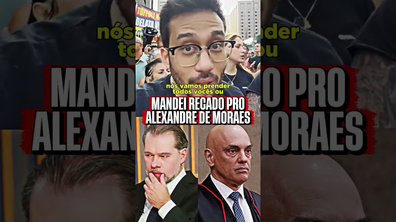 Kim kataguiri envia recado direto a alexandre de moraes e dias toffoli em vídeo