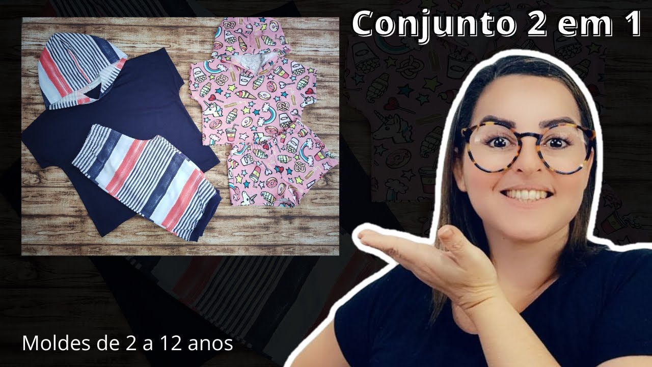 Conjunto 2 em 1 Super Fácil #MoldeGratis #PatronesGratis #FreePattern