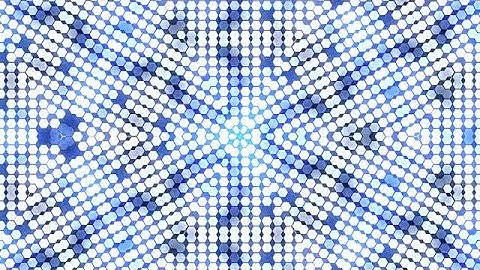 Shimmering White And Blue Kaleidoscope Stock Motion Graphics