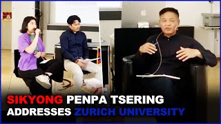 Sikyong Penpa Tsering Interaction with Students at Zurich University