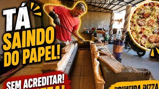 TÁ SAINDO DO PAPEL! SONHO VIRANDO REALIDADE, Eu ainda não estou acreditando! Fiz pizza.