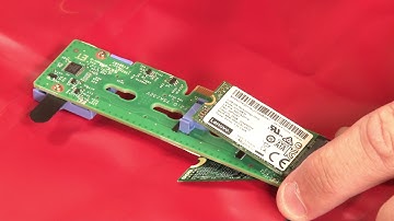 Lenovo ThinkSystem SR950 installing an M.2 backplane