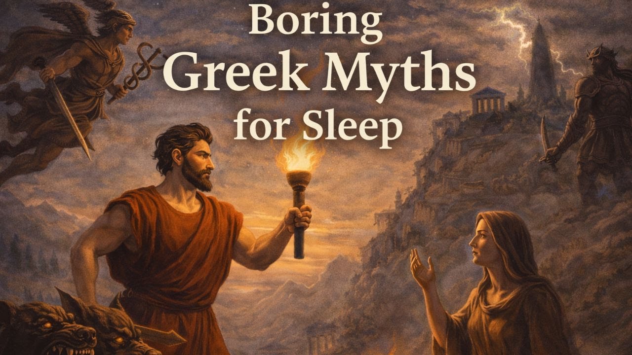 Boring Greek Myths for Sleep 🌙 | Gentle Storytelling for Deep Relaxation (2 Hours) | Boring Hostory