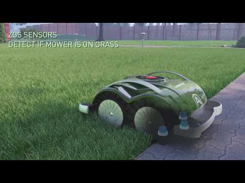 Ambrogio L60 Deluxe Robot Mower Without Perimeter Wire: It Works - YouTube