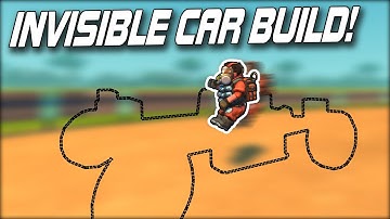 Building and Racing Invisible Cars! (Scrap Mechanic Noob vs Pro)