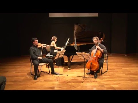 Ana Flávia Frazão, José Maria Blumenschein e Dennis Parker: R.Schumann: Piano Trio op.80