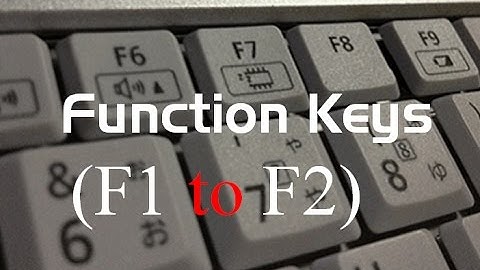 Use of Function keys(F1-F12) Computer keyboard. Bangla tutorial.
