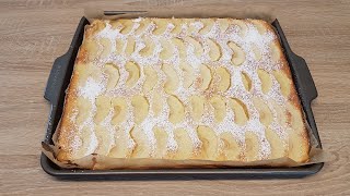 Apfelkuchen vom Blech | Fluffig & Leicht