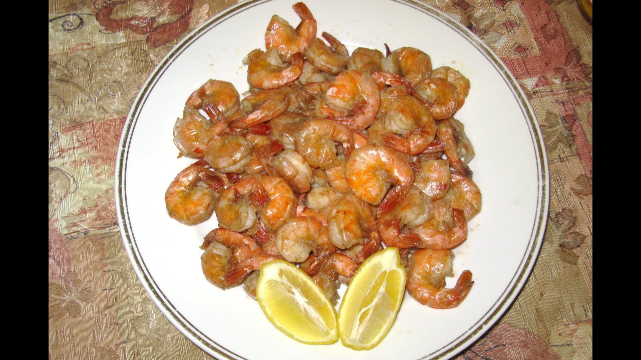 Жареные лангустины с чесноком и лаймом рецепт с фото
