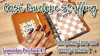 CASH ENVELOPE STUFFING | SEPTEMBER 2026 PAYCHECK #1 | #cashenvelopesystem  #howtosavemoney