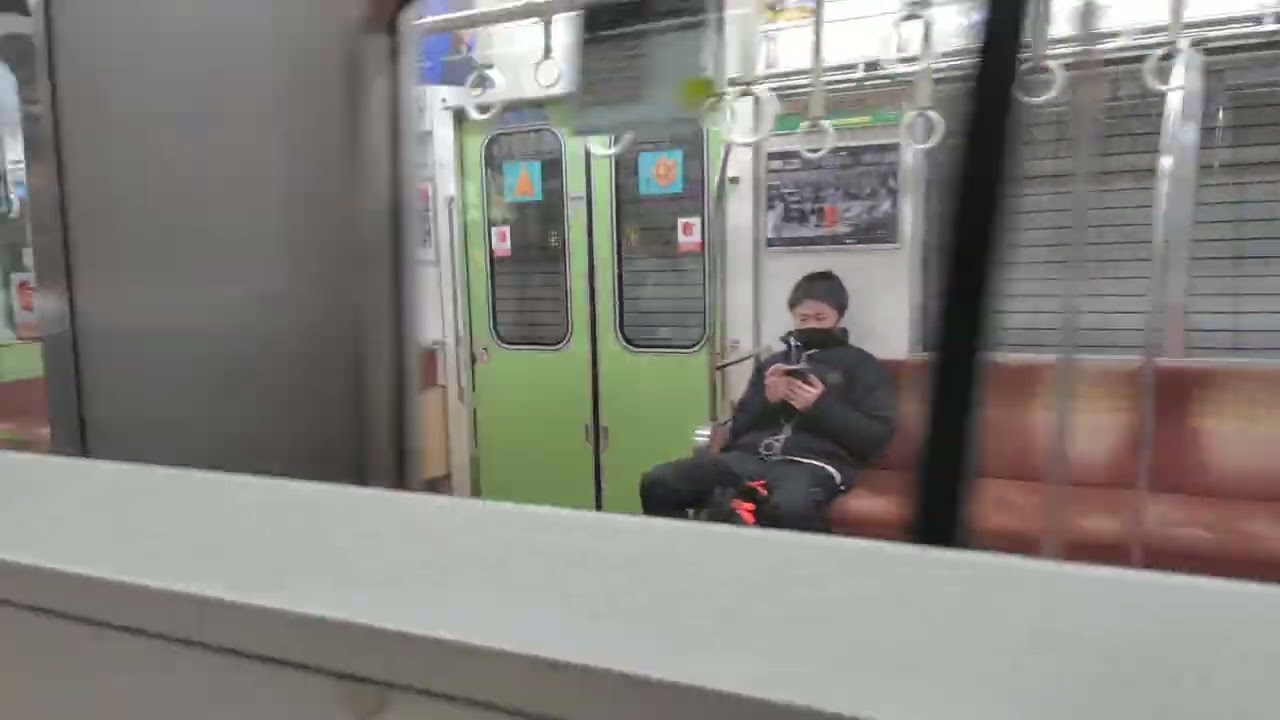 大阪メトロ中百舌鳥駅新20系=21系21604f箕面萱野行き到着