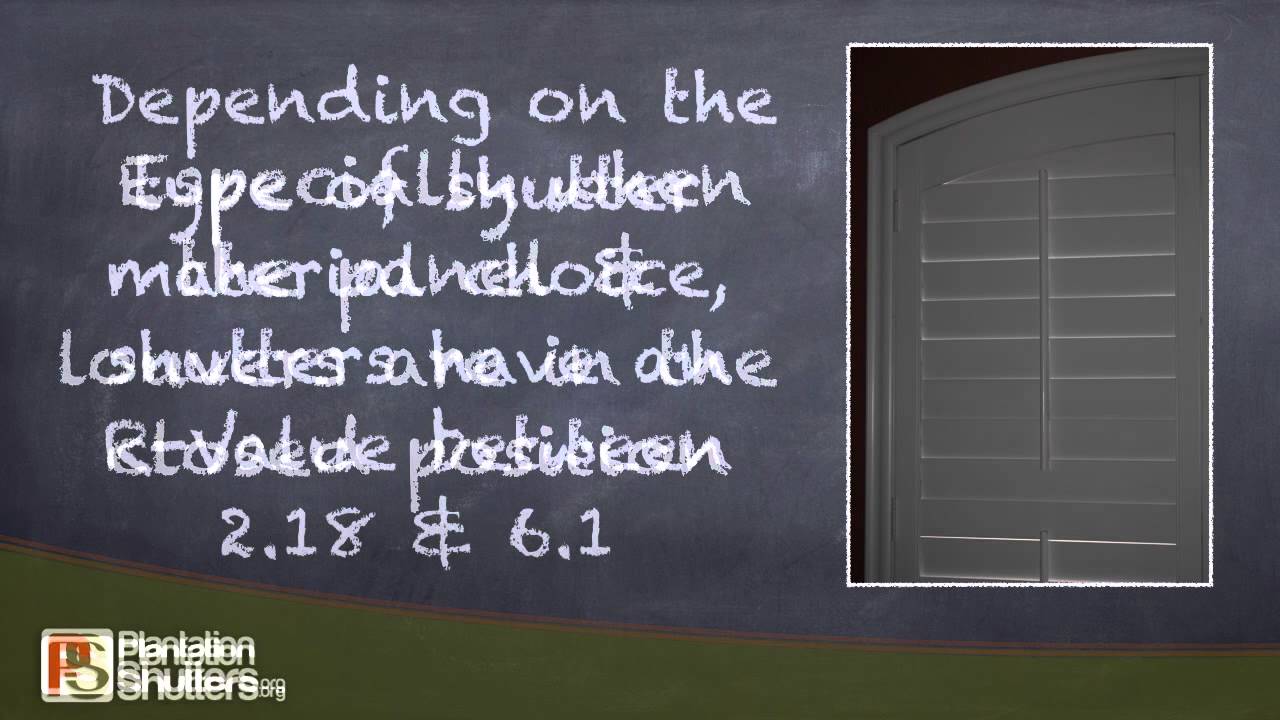 Energy Efficient Shutters info by Plantation Shutters .org
