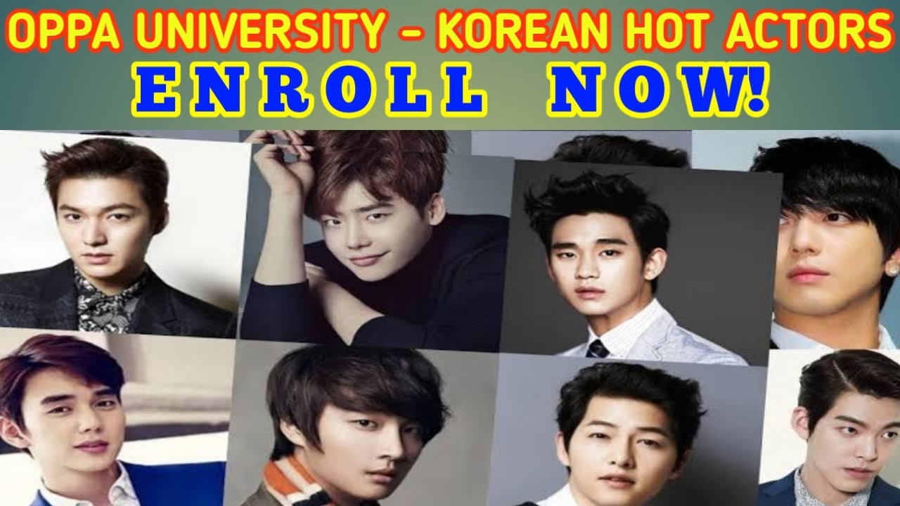 K DRAMA  UNIVERSITY  KOREAN  HOT ACTORS University  