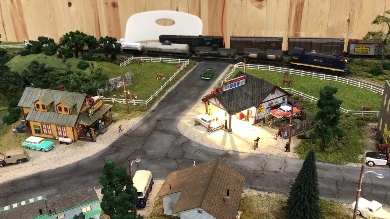 A B&O layout at Augusta EXPO Model trains!!