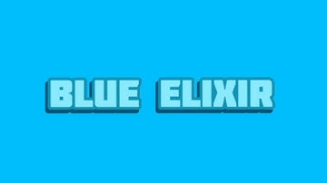 [2D Intro] [Made on iOS] Blu elixir